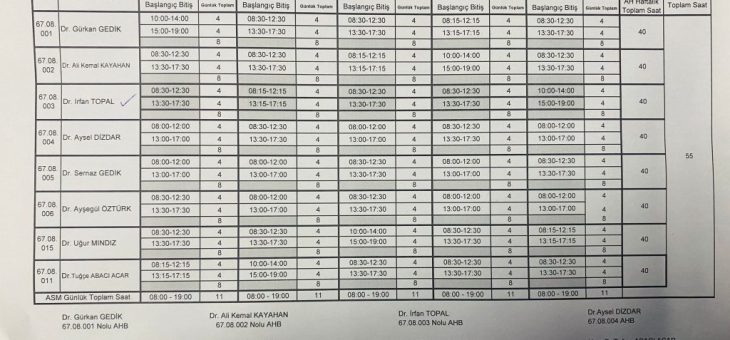 Esnek Mesai Uygulaması